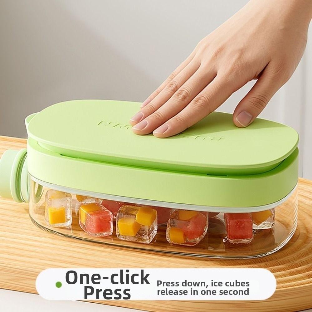 Reusable Ice Cube Kettle Press Type Ice Cube Molds Ice Cube Water Bottle  Kitchen Tools