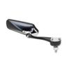 TANAX Napoleon Lisette Motorcycle Piano Black with Blue 8mm Mirrors, Mirrors, Right-Hand Thread, AMS-104-8
