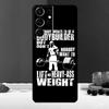 Bodybuilding Gym Fitness Cover For Samsung Galaxy S25 S24 S23 S22 S21 S20 Ultra S9 S10 Plus S25 FE S24 FE Phone Case