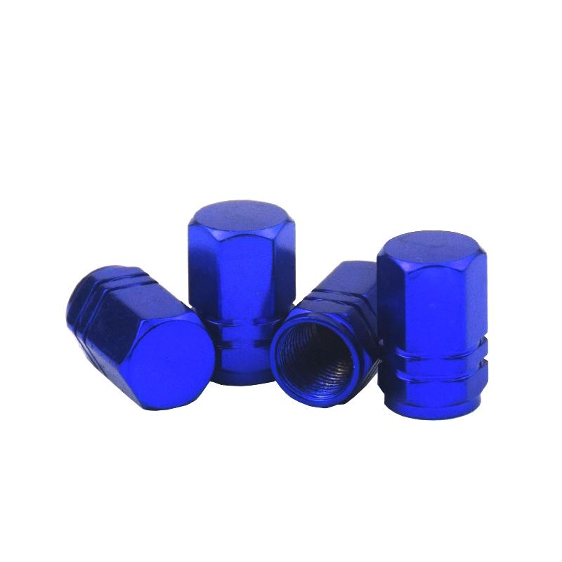 4Pcs Tire Valve Stem Caps Decorative Tires Accessories Aluminum Alloy Nipple Wheel Caps Cars Motorcycles Bicycle Cover Dustproof
