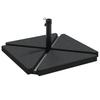 5 Piece Sun Umbrella Base Set Granite and Steel