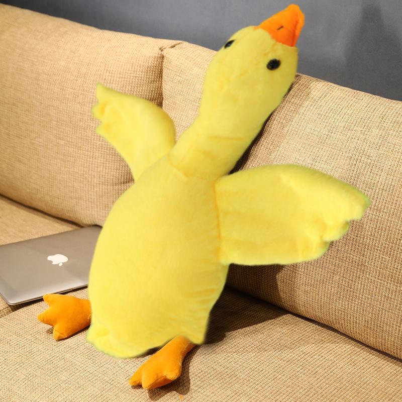 Weißes Riesengans Plüschtier Kuschel Stofftier Ente Kawaii Großes Schlafkissen Großes Weihnachtsgeschenk Für Kind Auto Sitz Dekoration