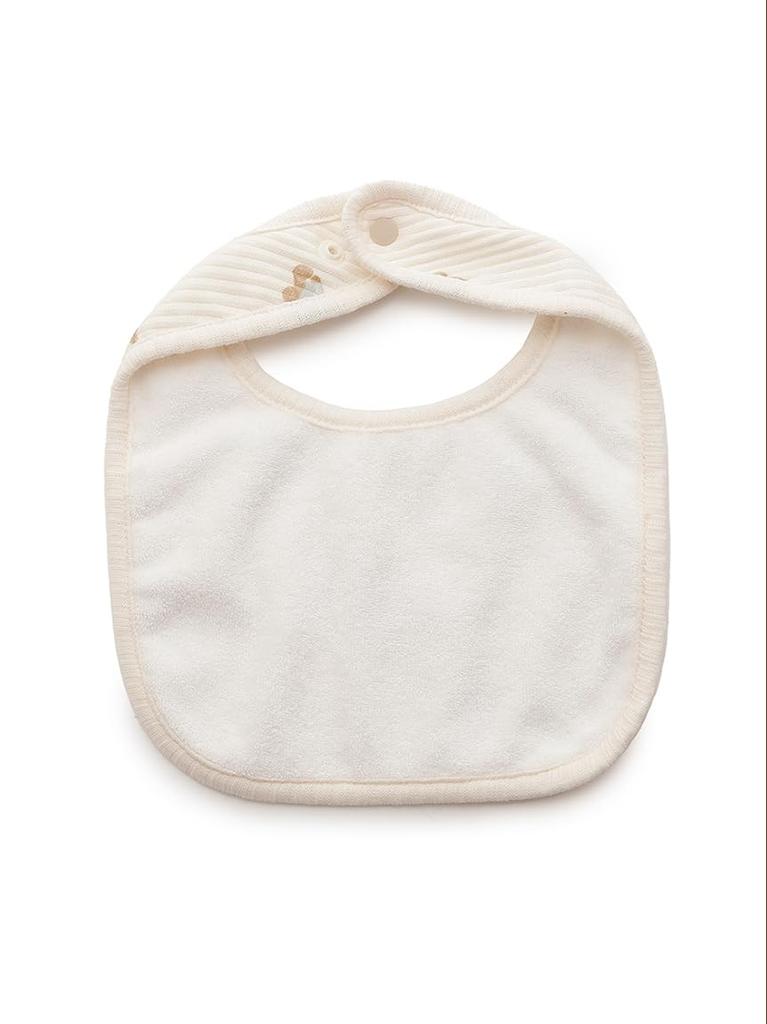 Gelato Pique Limited Edition Bear Print Bib PBGG245686 Baby NVY F [HOLIDAY]