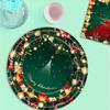 Decorations Christmas Party Supplies 16 Servings Cup Plate Napkins Tablecloth  Xmas Party