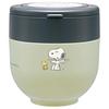 Skater thermal lunch box bowl type 540ml women 2-tier jar folding handle antibacterial Snoopy badge LDNO6AG-A