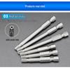 Plum Blossom S2 Magnetic Hex Screwdriver Set - 6.35mm Pneumatic Drill Bit Set