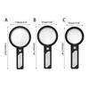 Chargable Illuminated Magnifier with 6 LED+ 2UV Handhled Microscope Magnifying Glass Gift