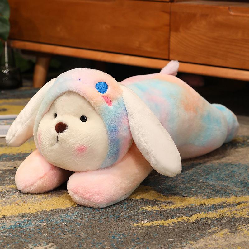 

Новый спящий медведь, трансформированный в плюшевую игрушку-подушку, спящий стиль, трансформированный в куклу-собаку Pacha, кукла в подарок 55cm 0.53kg