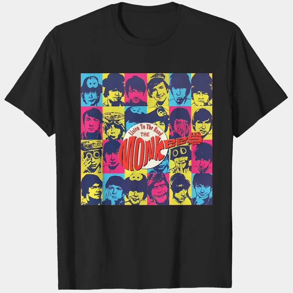 The Monkees band band member Shirt Black uinex S-234XL Unisex T-Shirt L
