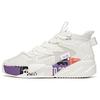 G6 Abrasion Resistant High Top Skateboard Shoes Women's White Purple 122128089-1