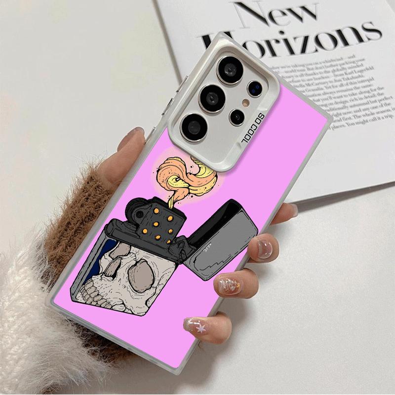 Lighter Cool Pattern Shockproof Phone Case for Samsung Galaxy S26 Edge S25 Ultra S24 FE S23 Plus S21 Cover Anti Fall Fundas