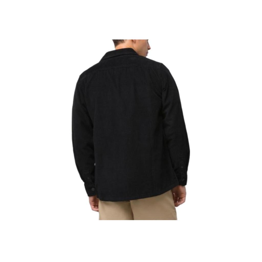 Vans Waffle Corduroy Long Sleeve Shirt Men tops Black VN000639BLK