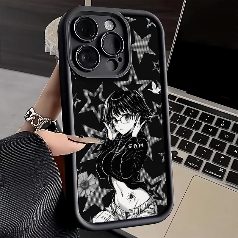 

Huner X-Hunters Shizuku Phone Case for iPhone 16 17 Air 16E 15 Pro Max 14 Plus 13 12 Mini Capa Soft Shell Silicone Funda iPhone15Plus