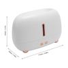 Flame Air Diffuser Humidifier USB Quiet 7 Colors Light Auto Shutdown Function Flame Humidifier Aromatherapy Diffuser