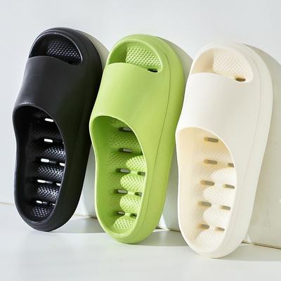 Men Home Slippers Platform Hollow Sole Quick Dry Sandals Summer Bathroom Super Light Soft Anti-slip Slippers for Women Pantuflas