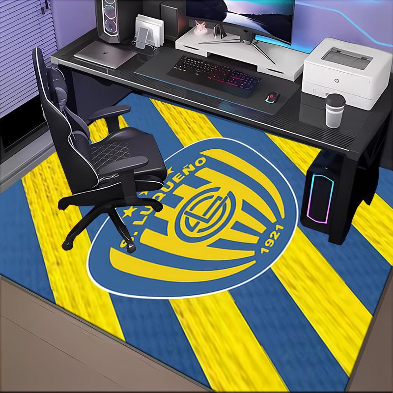 Luqueno Club Emblem Rug Game Carpet, Floor Mat for Bedroom Living Room Entryway Rug, Home Decor Idea Gift for Christmas Birthday