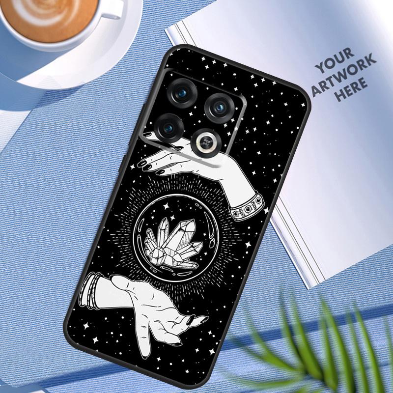Occult Witchcraft Moon Gothic Witch Case For OnePlus 12 12R 11 9 10 Pro 10R 10T 9R 8T Nord 3 CE 2 Lite 2T N10 N20 N30 CE4 Cover