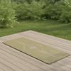 Exercise Mat Sweat-Absorbing with Rubber Base Cushioned for Dancers