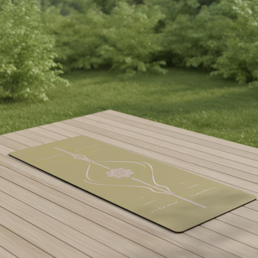 Exercise Mat Sweat-Absorbing with Rubber Base Cushioned for Dancers