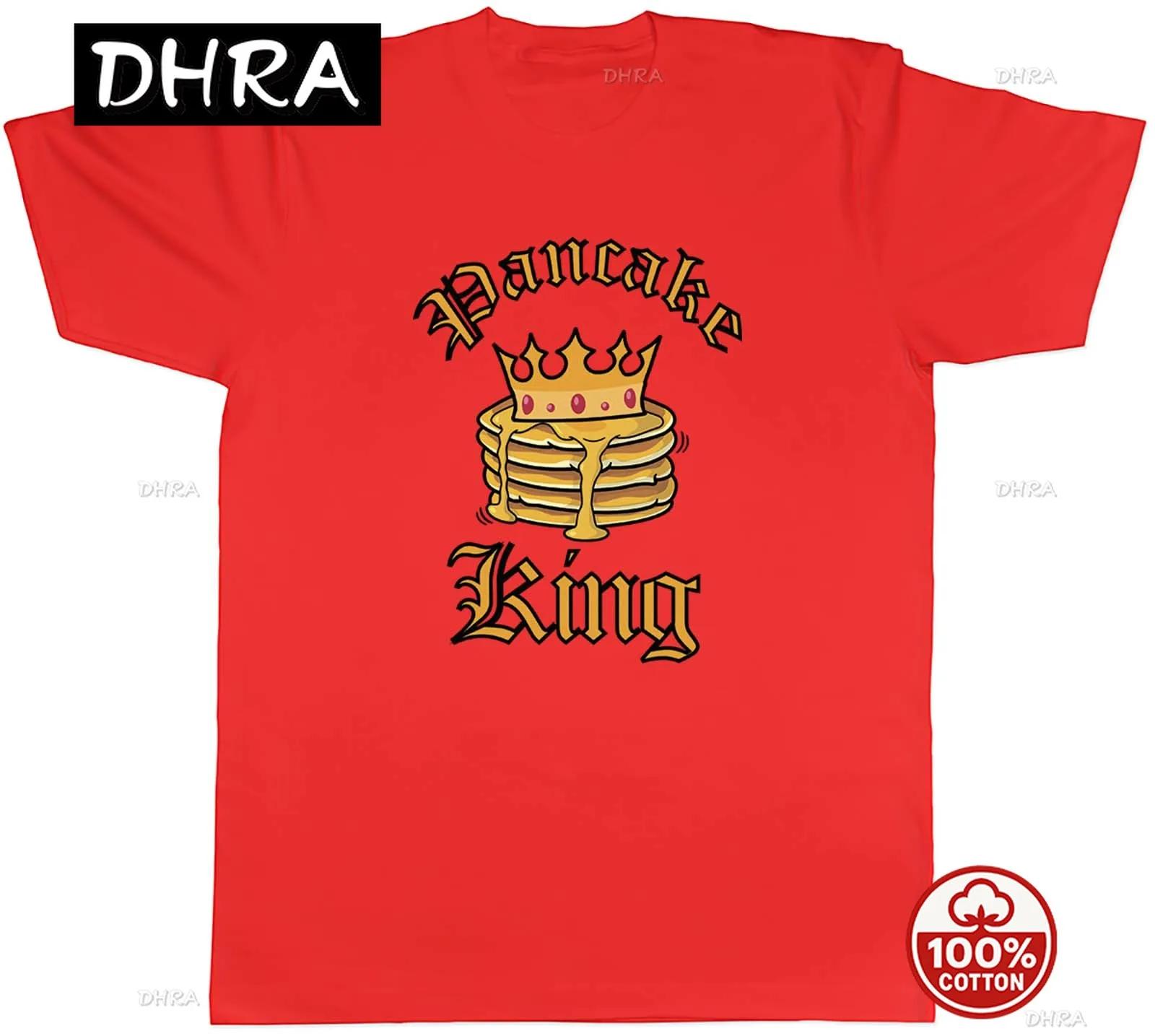 Pancakes Day TShirt Unisexs Shrove Tuesday Pancake King Unisex Tee Gift with Urban Skater Breathable T Shirts Shirt Graphic Tee S
