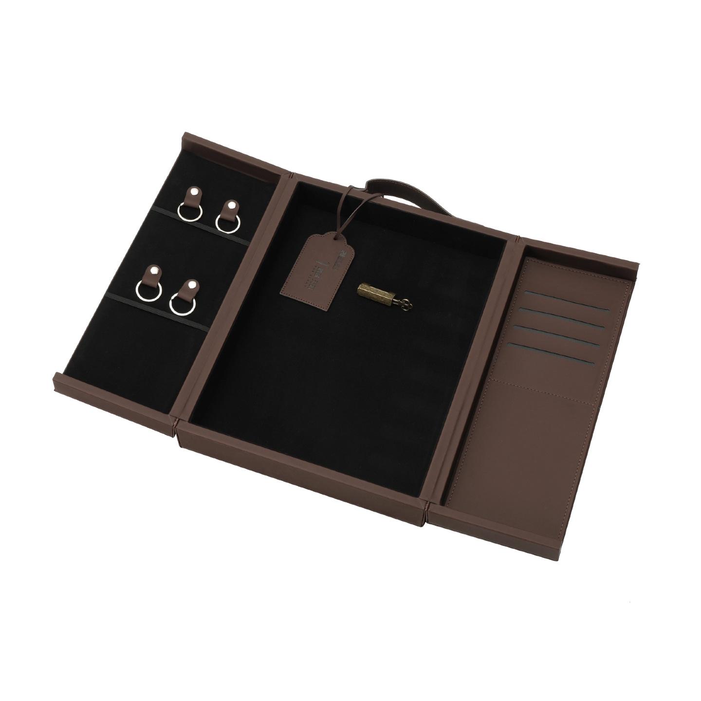 

Креативная коробка для передачи дел: Кожаная упаковка для владельцев и застройщиков недвижимости