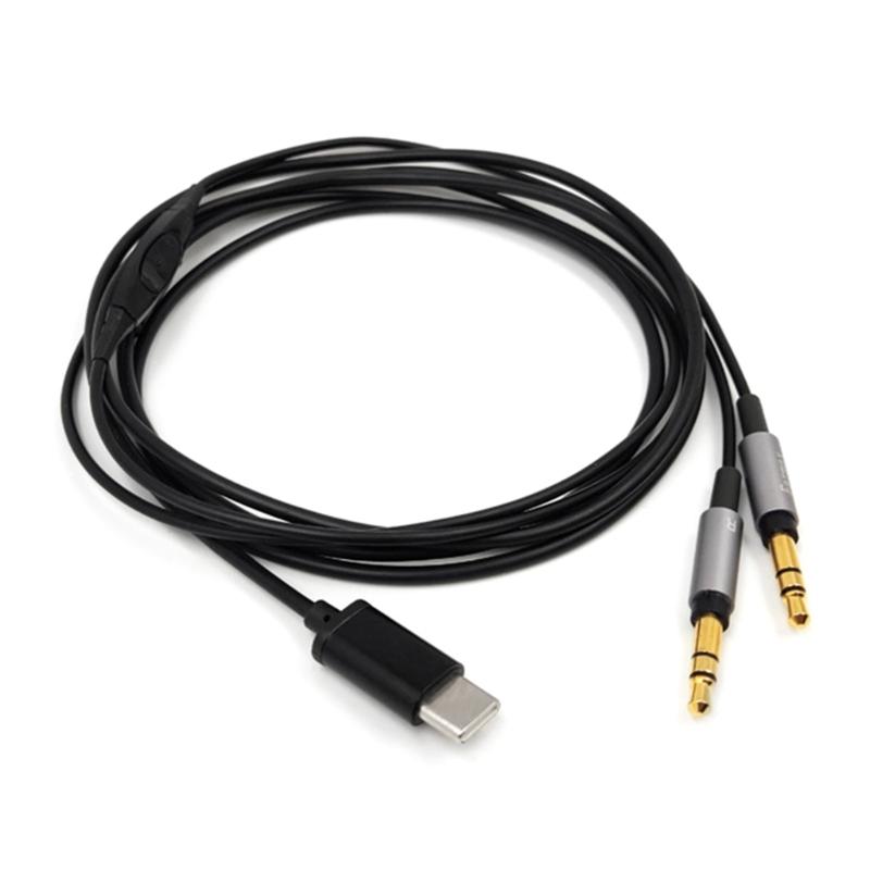 Quality Replacement Cable TYPE C To 3.5mm Cable for MDRZ7 Z1R D7100 D7200 Headphones Wire Enjoy Clear Sound C Chip