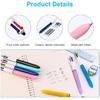 8-Pack Multicolor Ballpoint Pens with Stylus Tip - 4 Colors in One (Red, Blue, Black, Green) 1.0mm Smooth Writing for Planners