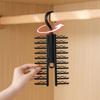Multiple Use Tie Hanger With 20 Clips Professional Tie Storage Hanger Organizers with 20 Positions for Easy Selection