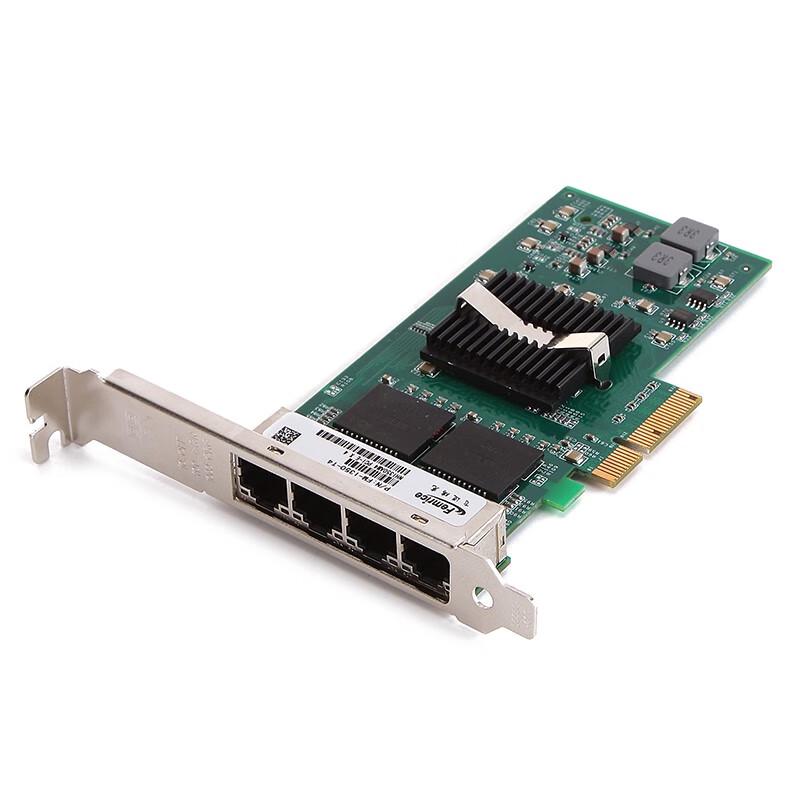 FEMRICE Intel I350-T4 Quad-Port Gigabit PCIe Server NIC