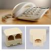 CA-006 4Pcs/Set 1/2/3/4-Way Outlet 6P4C RJ11 RJ12 Telephone Phone Modular Jack Line Splitter Adapter