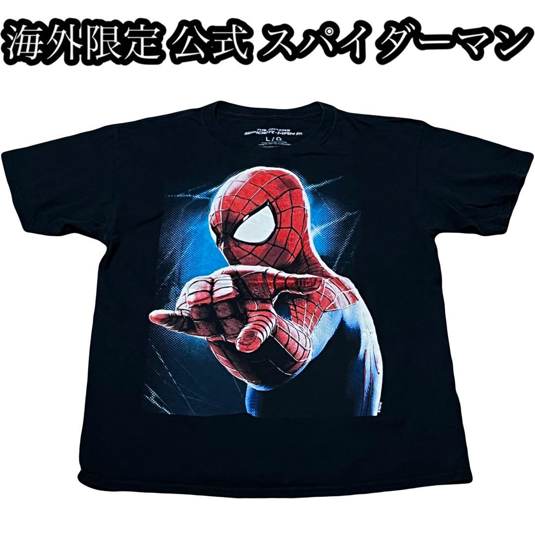 

[USED] 90s Y2K Overseas Exclusive Official Spider-Man Real Print T-Shirt Movie Black