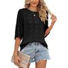 Neuer Sommer Damen Rundhals Hohl Sonnenschutzkleidung Gestrickter Pullover Bluse