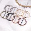 2PCS Scarf Clips and Ring T Shirt Clip for Women Fashion Metal Circle Buckle Clothing Ring Wrap Holders Clothes Hat Belt Decor