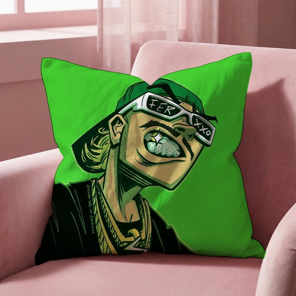 Singer F-Feid Luna Cushion Cover Multi-Scene Pillow Cover for Home & Car - Reversible, Soft & Durable for Daily Use