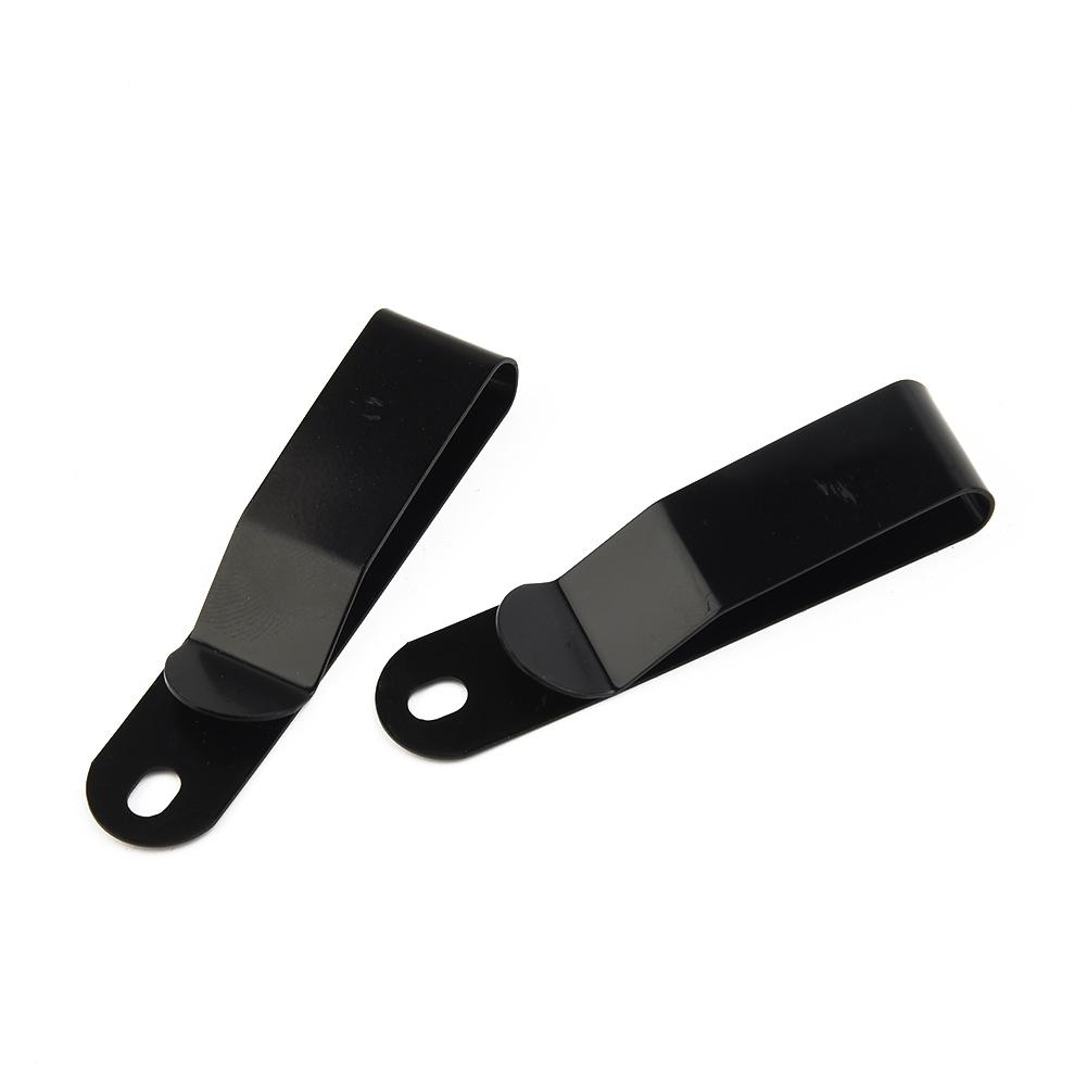 Brand New Steel Belt Clip 62.5*15mm Electroplating Matte Black