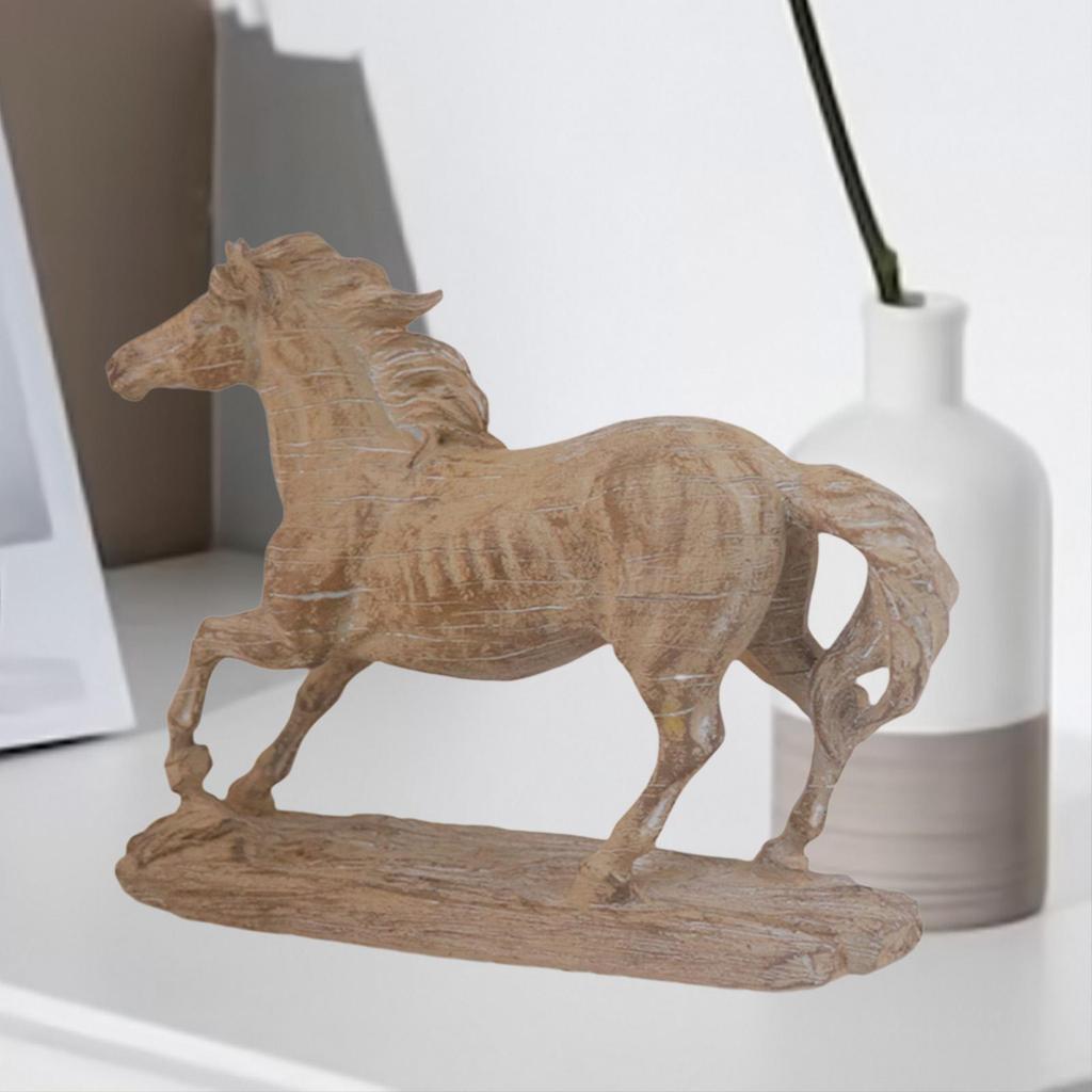 Horse Statue, Art Figure, Ornament, Decorative Artwork, Handcrafted Ornament for