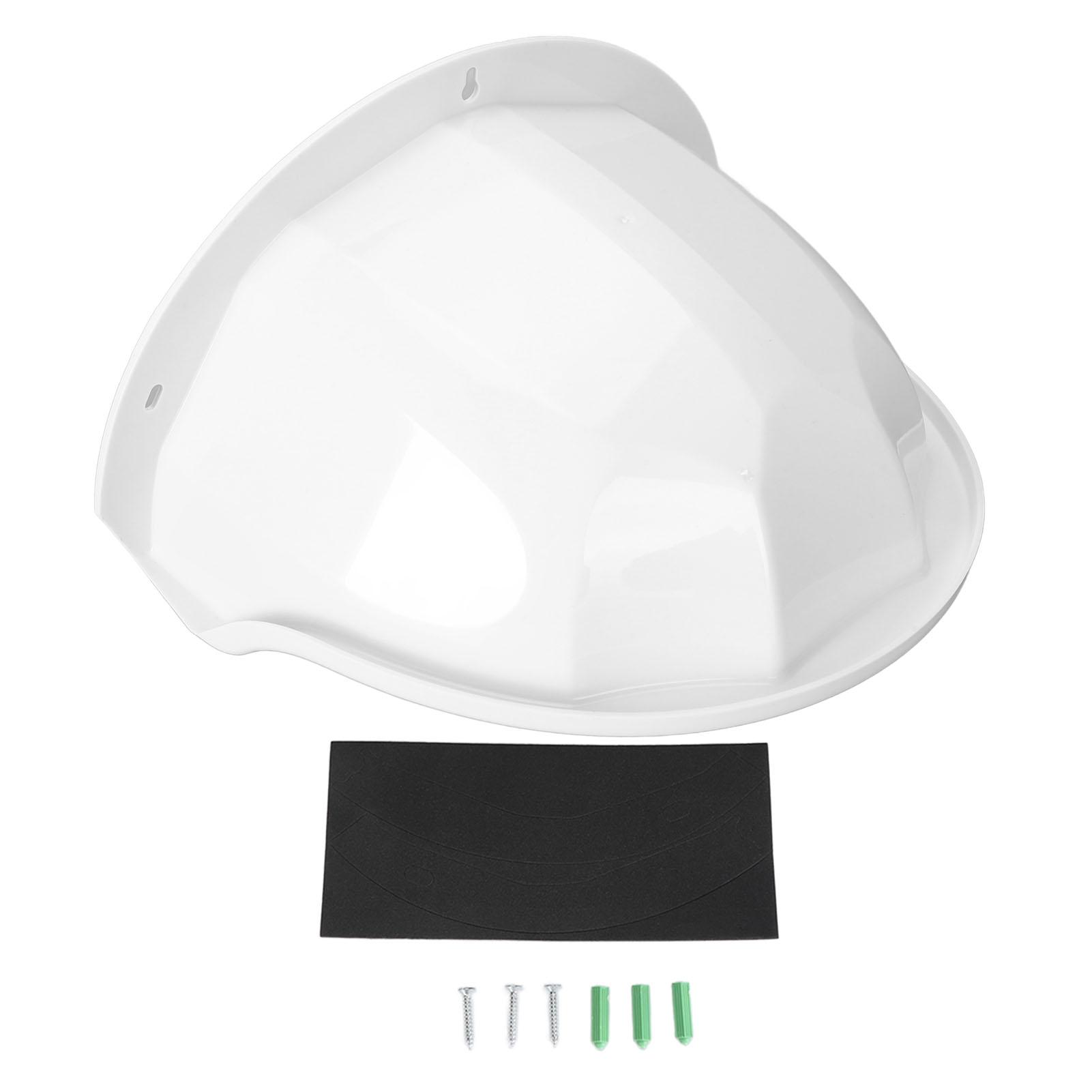

Security Camera Sun Rain Cover Hard Camera Cover Shield Outdoor Camera Protective Roof for Dome PTZ білий
