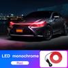 Universal Car Hood Daytime Running Light Strip Waterproof Flexible LED Auto Decorative Atmosphere Lamp Ambient Backlight Car Styling Accessories