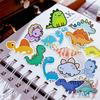 135Pcs/Set Q Baby Dinosaur Mini Diary Manual Stickers DIY Scrapbooks Album Decor Decals Stickers