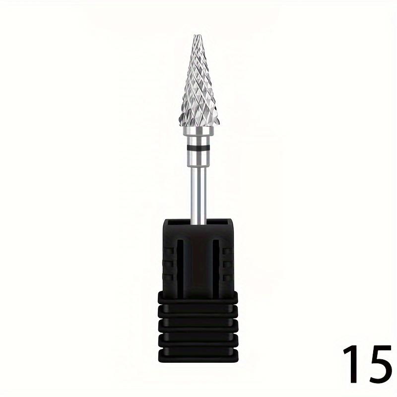 1 Pc Tungsten Carbid Nail Drill Bits Electric Manicure Drill Accessory Milling Cutters for Nail Gel Polish Remover Nail Tools