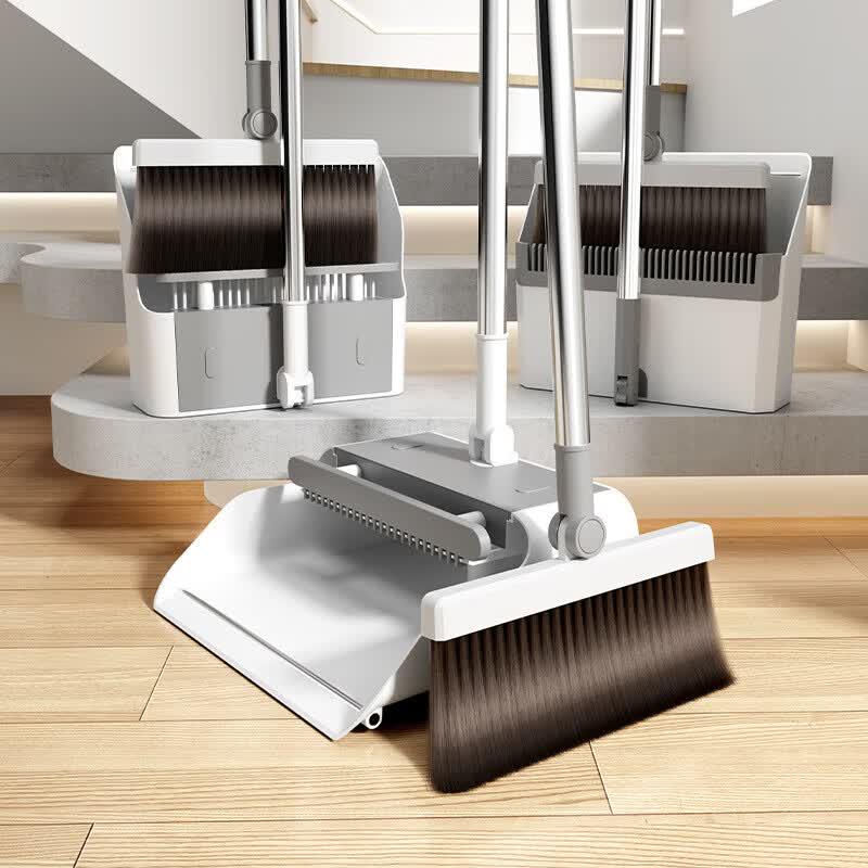 Minggu Foldable Broom & Dustpan Set