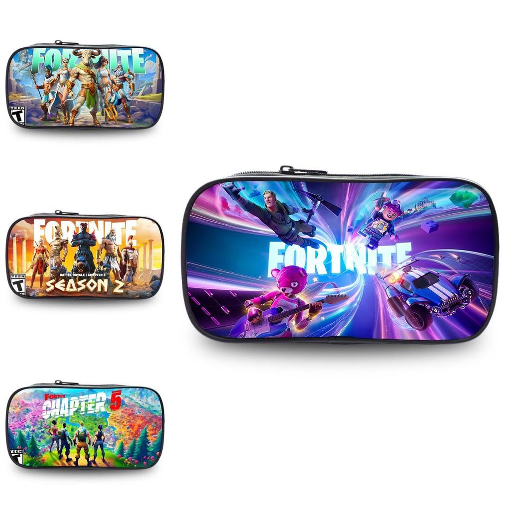 Fortnite Chapter 2 Season 5 Large Capacity Student Pencil Case Durable Oxford Material