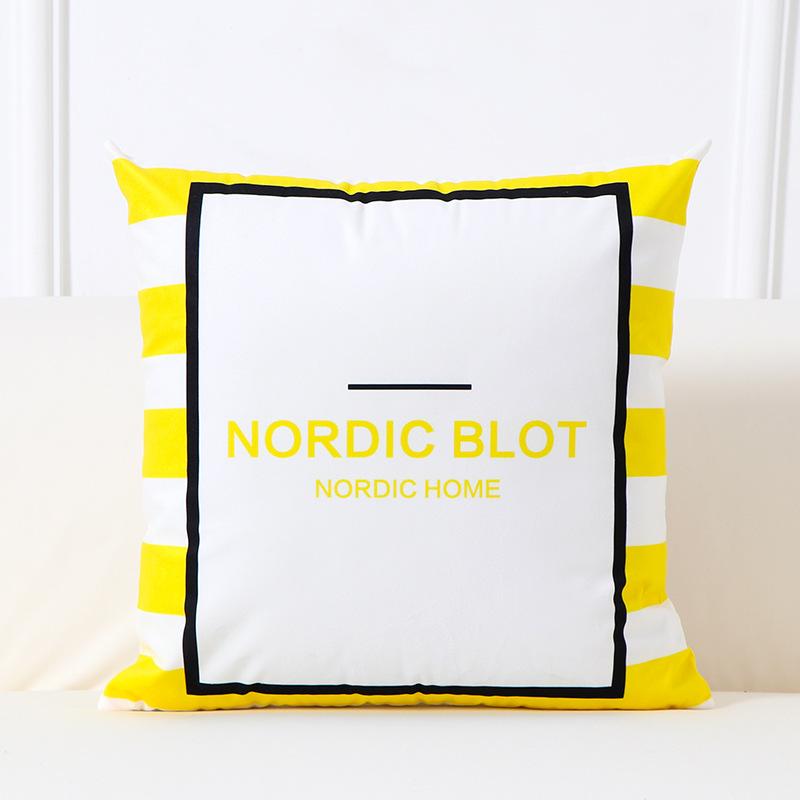 Pillow Cushion Office Waist Cushion Living Room Chair Sofa Waist Cushion Nordic Ins Style Simple and Modern