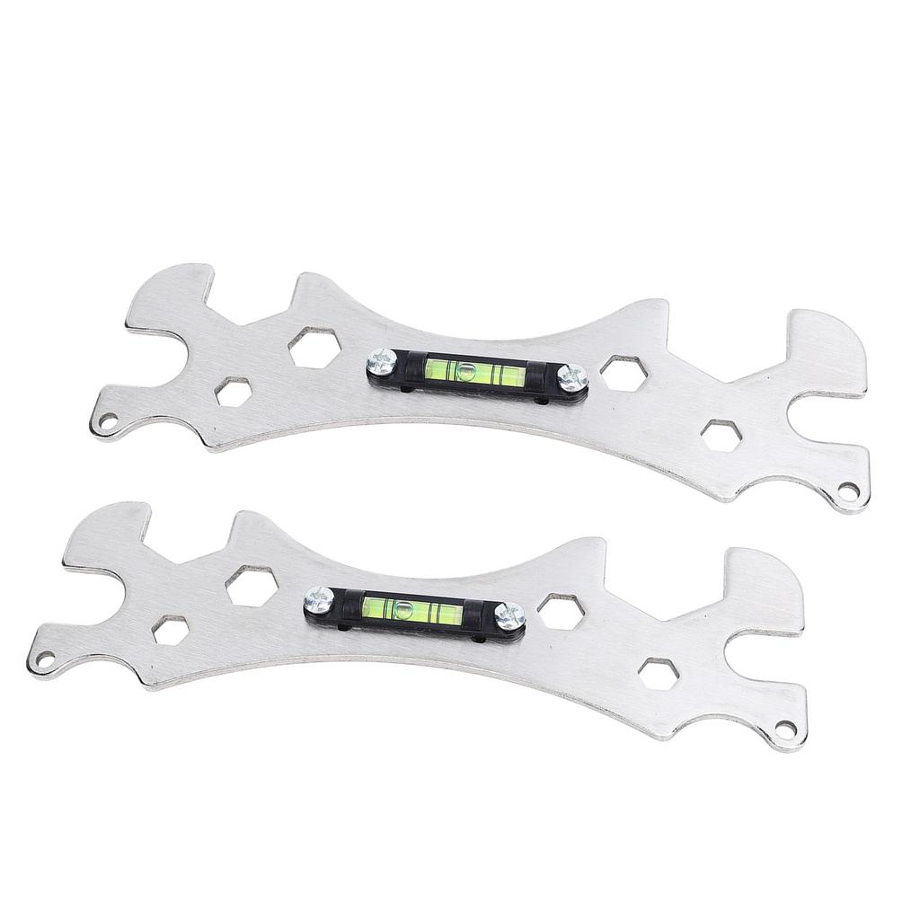 2 STÜCKE Duschschlüsselwerkzeug Multifunktional Tragbar Hohe Genauigkeit Badezimmerreparaturschlüssel für Zuhause