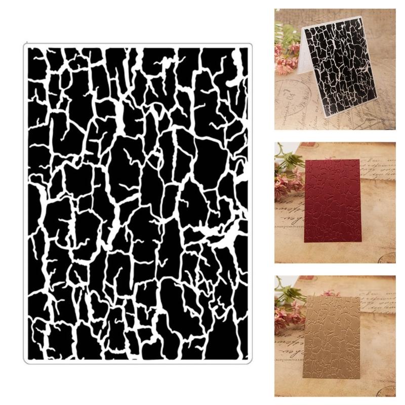 Crafting Stamping Plate for Handmade Projects Sturdy Plastic Texture Art Tool