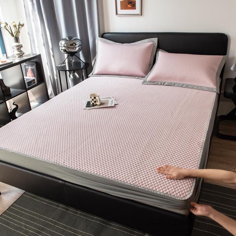 Cooling Ice Silk Fitted Sheet Set