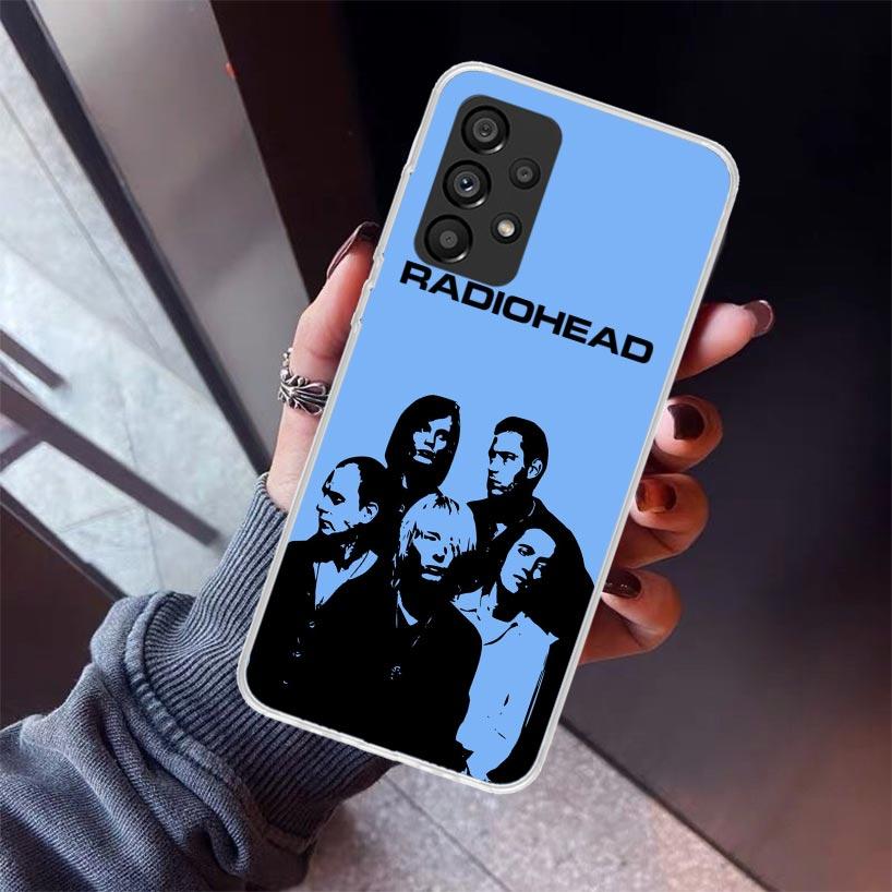 Bnad R-Radiohead Handyhülle Für Samsung Galaxy A12 A52S A42 A32 A22 A51 A50 Note 20 Ultra 10 S10 Plus A71 A70 A31 A30 A10S Galax