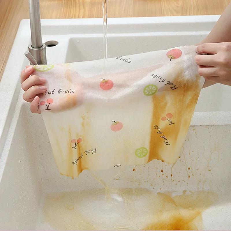 Reusable Paper Towels Kitchen Towel,Dish Cloths & Hand Wipes-Multi-Use,Durable,and Reusable Rags for Kitchen and Daily Cleaning