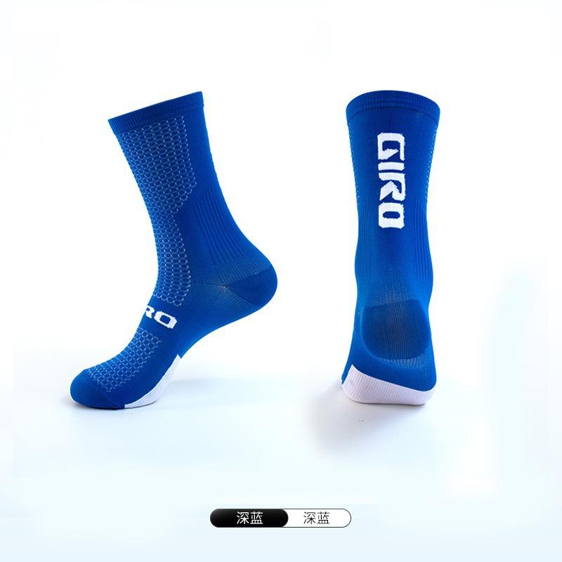 Bike Socks for Men Women Mid Calf Length Cycling Socks Breathable Comfortable