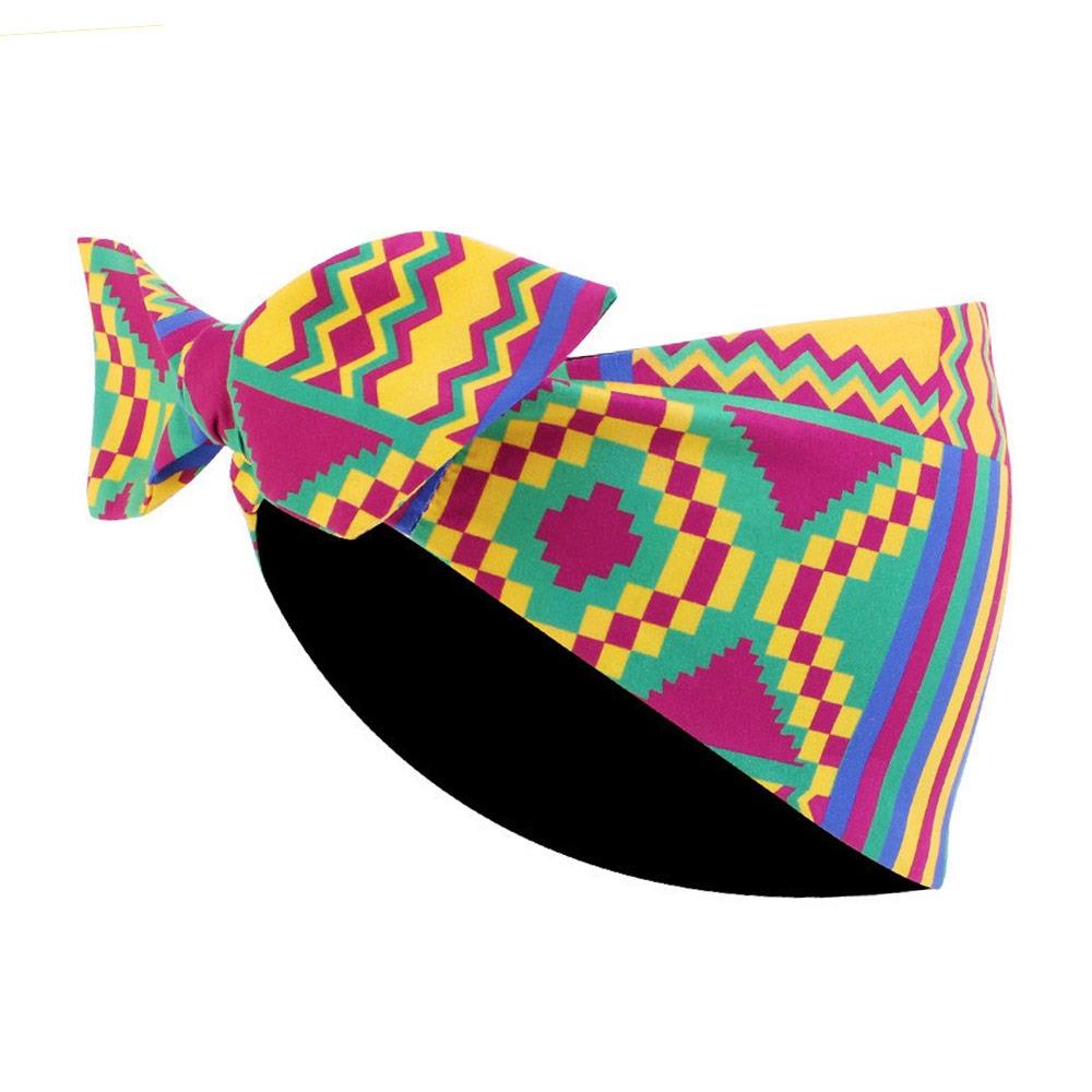 Knotted Boho Hair Wrap Wide Sports Yoga Headband Vintage Daily Wears Turban  for Women